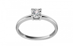 Bague de fiançailles en diamant Bailey, 9 carats - ROYBR159AHR