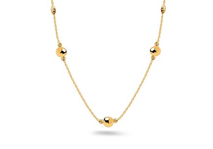 Collier simple en or jaune Kimberly